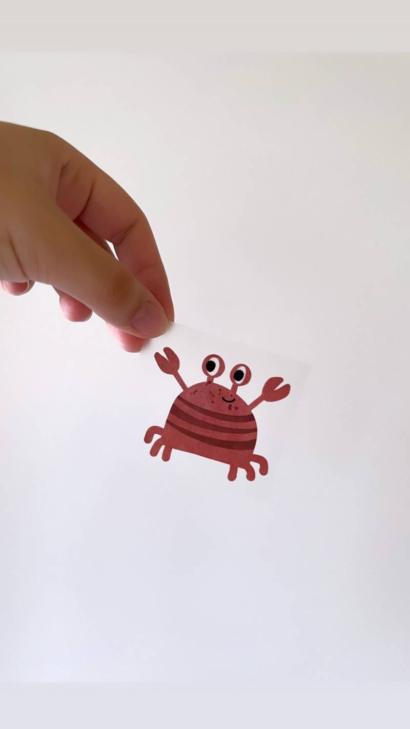 Bügelbild „Krebs #1" - Klein Bügelbild „Krebs #1" - Klein von lubodesignberlin