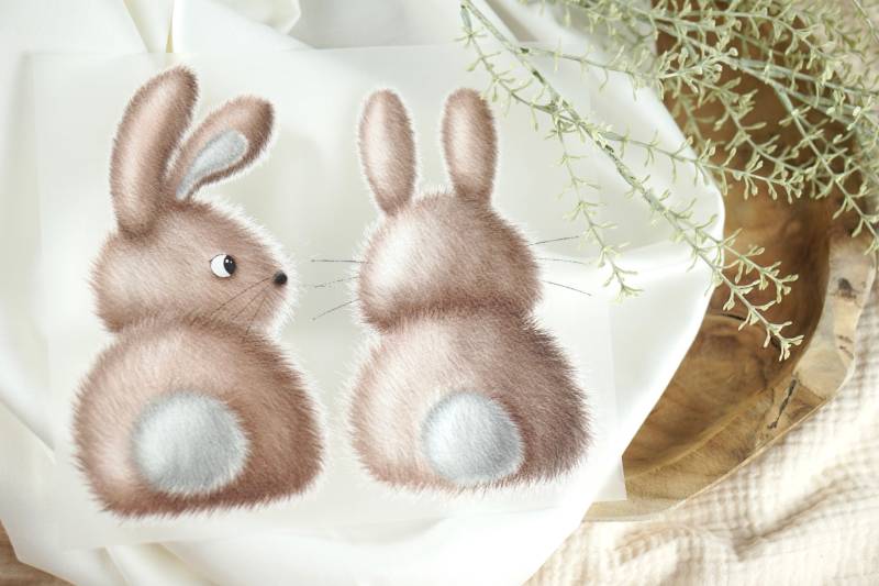 Bügelbild „Pummelhäschen" - Groß/Maxi Bügelbild „Pummelhäschen" - Groß/Maxi von lubodesignberlin