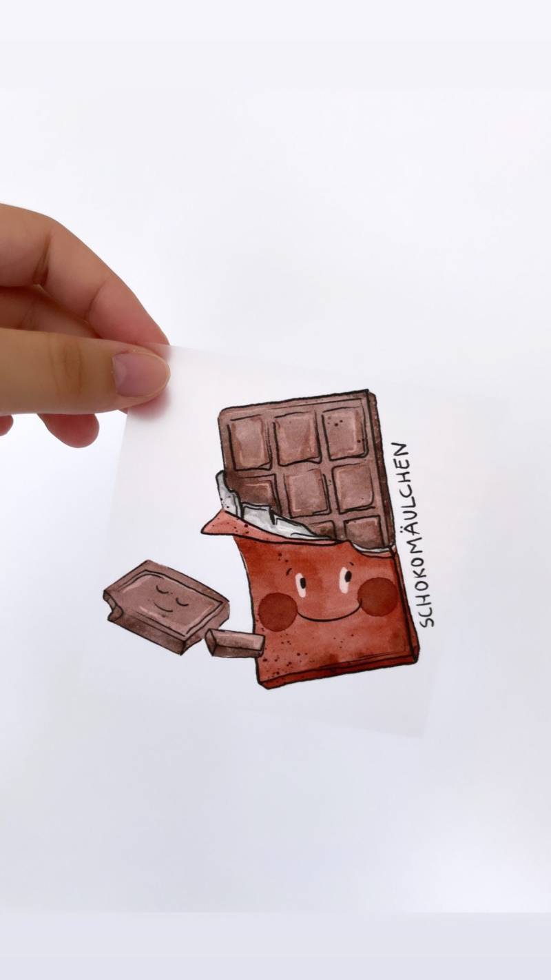 Bügelbild „Schokomäulchen" - Midi von lubodesignberlin