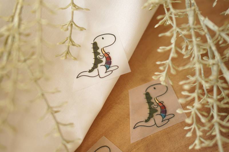 Bügelbild „Tyrannosaurus" - Mini von lubodesignberlin