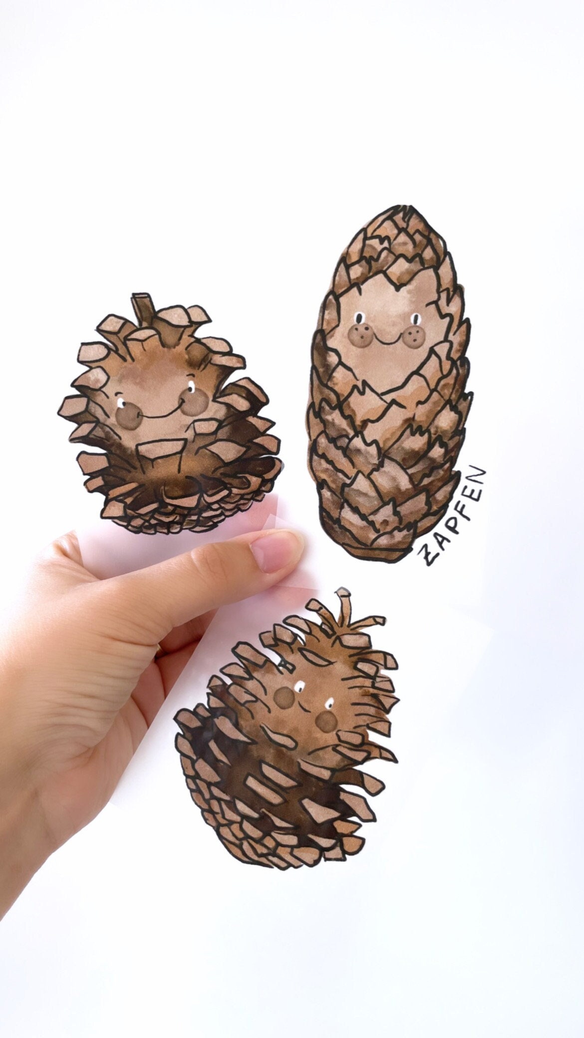 Bügelbild "Zapfenstreich - Midi von lubodesignberlin