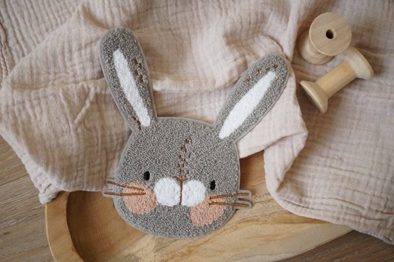 Chenille Patch "Hase" von lubodesignberlin