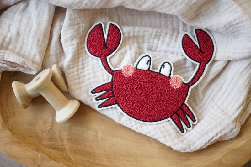Chenille Patch "Krebs" von lubodesignberlin