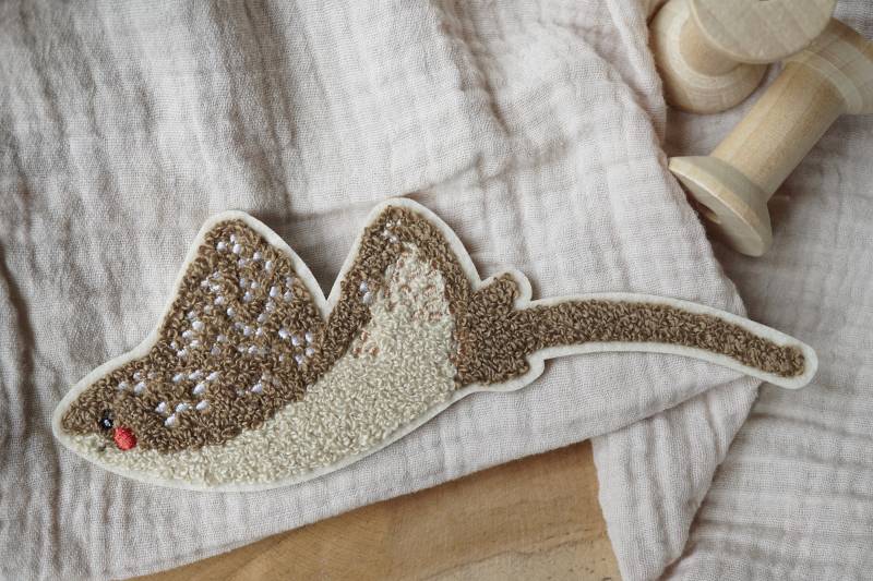 Chenille Patch "Rochen" von lubodesignberlin
