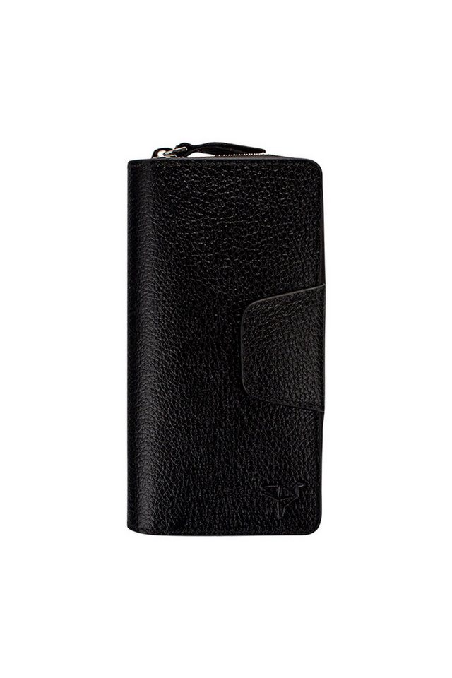 lucky bees Geldbörse 100% GENUINE LEATHER, 10 cm x 2 cm M1276 von lucky bees