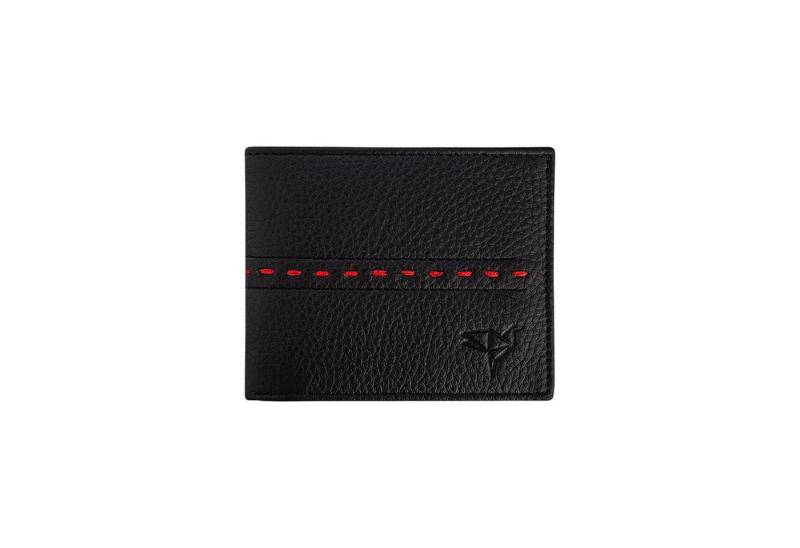 lucky bees Geldbörse 100% GENUINE LEATHER, 9,4 cm x 2 cm M1107 von lucky bees