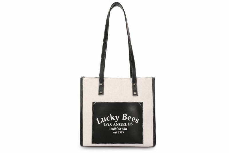 lucky bees Rucksack 100% POLYVINYL LEATHER, 31 cm x 13 cm B1427 von lucky bees