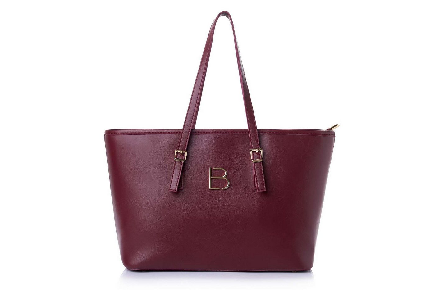 lucky bees Shopper Damen Tote Bag, Reißverschluss, Innenfach von lucky bees