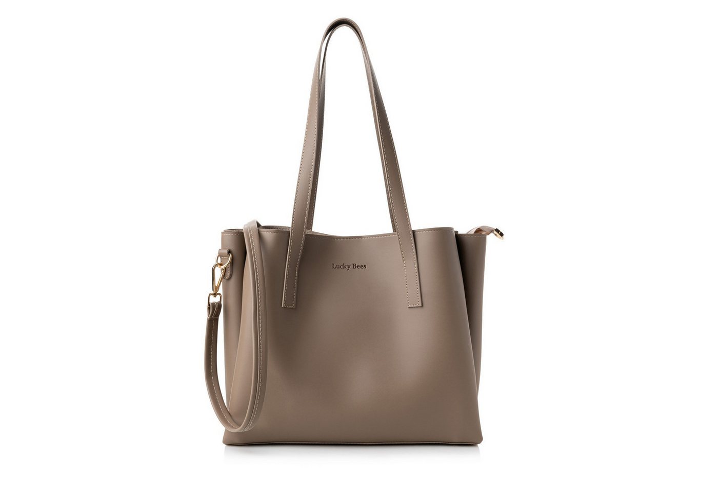 lucky bees Shopper Tote Bag (Packung, 1-tlg., 1 x Damen Tasche), Statement-Piece Pflegeleichtes Material Viel Stauraum von lucky bees