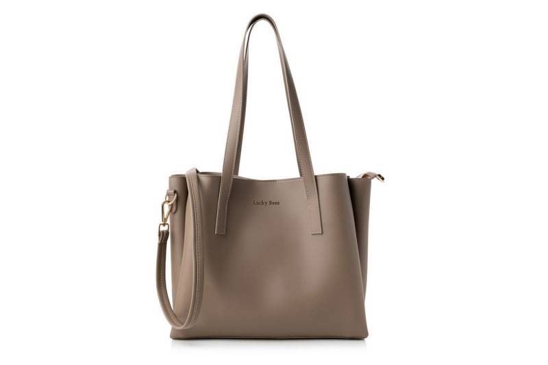 lucky bees Shopper Tote Bag (Packung, 1-tlg., 1 x Damen Tasche), Statement-Piece Pflegeleichtes Material Viel Stauraum von lucky bees
