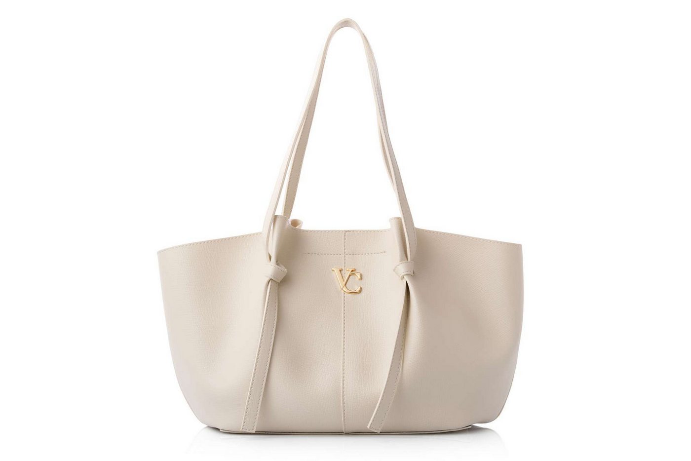 lucky bees Shopper Tote Bag Foggia (1-tlg., 1-tlg. Tasche), Statement-Piece Pflegeleichtes Material Elegante Leder-Optik von lucky bees