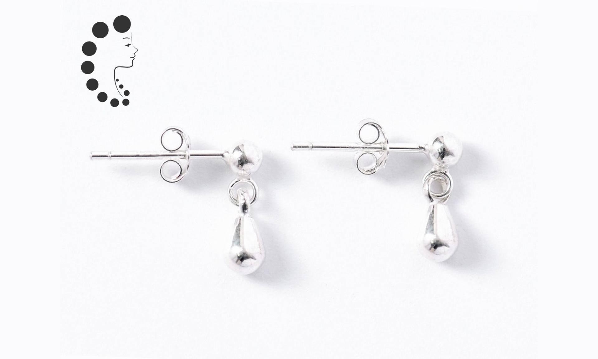 Teardrop Ohrringe, Kleine Silber Ohrhänger, Ohrstecker, Tropfenohrring, Mini, Massiv 925 Sterling Teardrop Ohrringe, Kleine Silber Ohrhänger, Ohrstecker, Tropfenohrring, Mini, Massiv 925 Sterling von luckybeadssupply