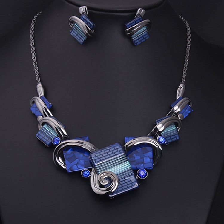 80% Sale Preis Als Markiert Kombinieren Porto Neue Fashion Party Halskette Mit Swarovski Kristallen & Ohrringe Set Nk13991-1 von luckycat1930