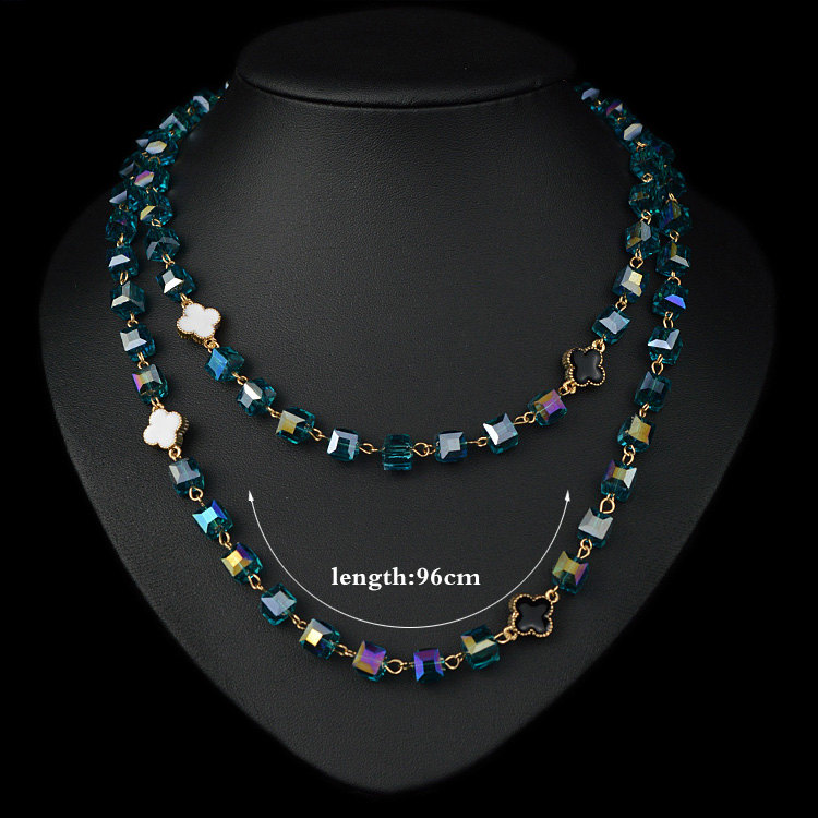 Sale 80% Preis Als Markiertes Kombi-Porto Damen 18K Vergoldet Swarovski Crystal 96cm Halskette Nz0113 von luckycat1930