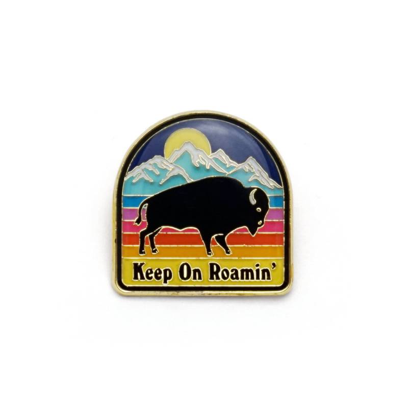 Bison Emaille Pin Bison Emaille Pin von luckyhorsepress
