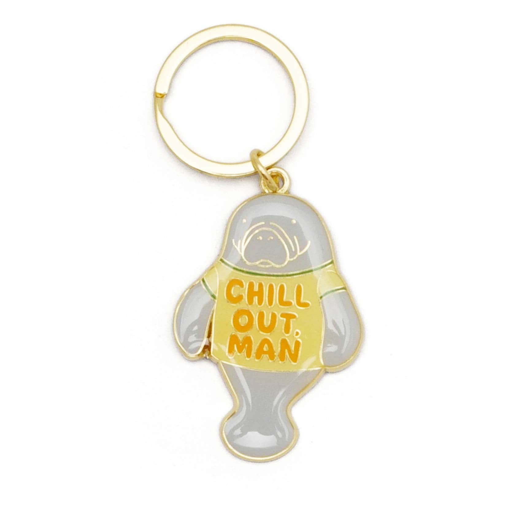 Chill Out, Mann Schlüsselanhänger Chill Out, Mann Schlüsselanhänger von luckyhorsepress