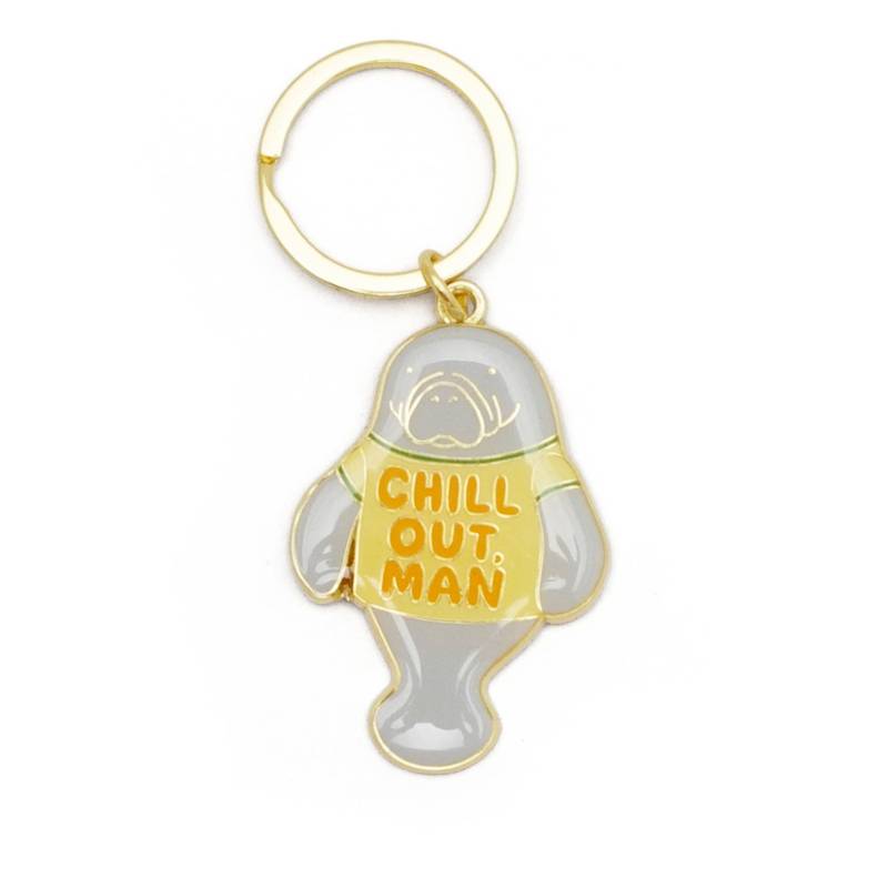 Chill Out, Mann Schlüsselanhänger Chill Out, Mann Schlüsselanhänger von luckyhorsepress