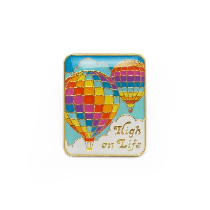 High On Life Emaille Pin High On Life Emaille Pin von luckyhorsepress