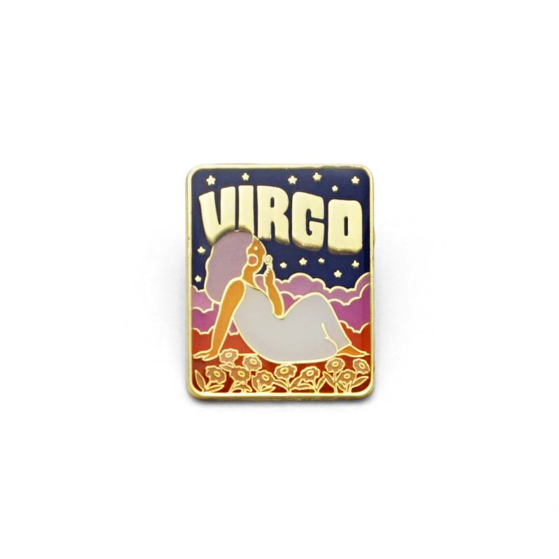 Jungfrau Emaille Pin Jungfrau Emaille Pin von luckyhorsepress