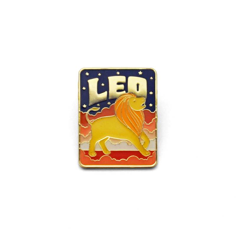 Leo Emaille Pin Leo Emaille Pin von luckyhorsepress