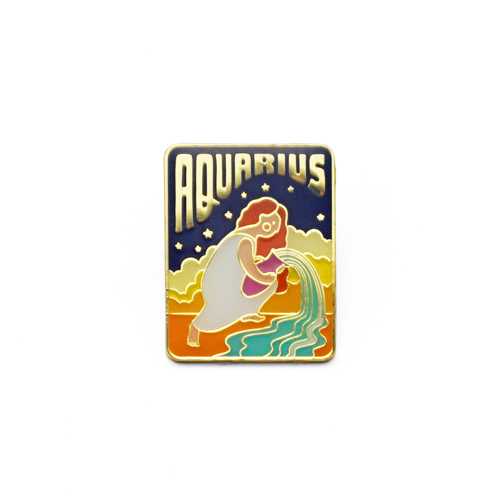 Wassermann Emaille Pin Wassermann Emaille Pin von luckyhorsepress