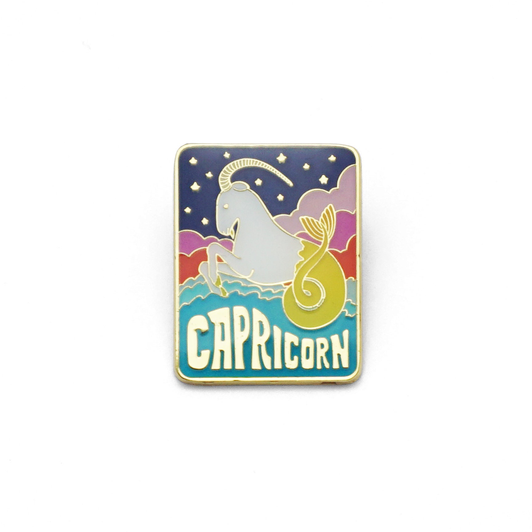 steinbock Emaille Pin steinbock Emaille Pin von luckyhorsepress