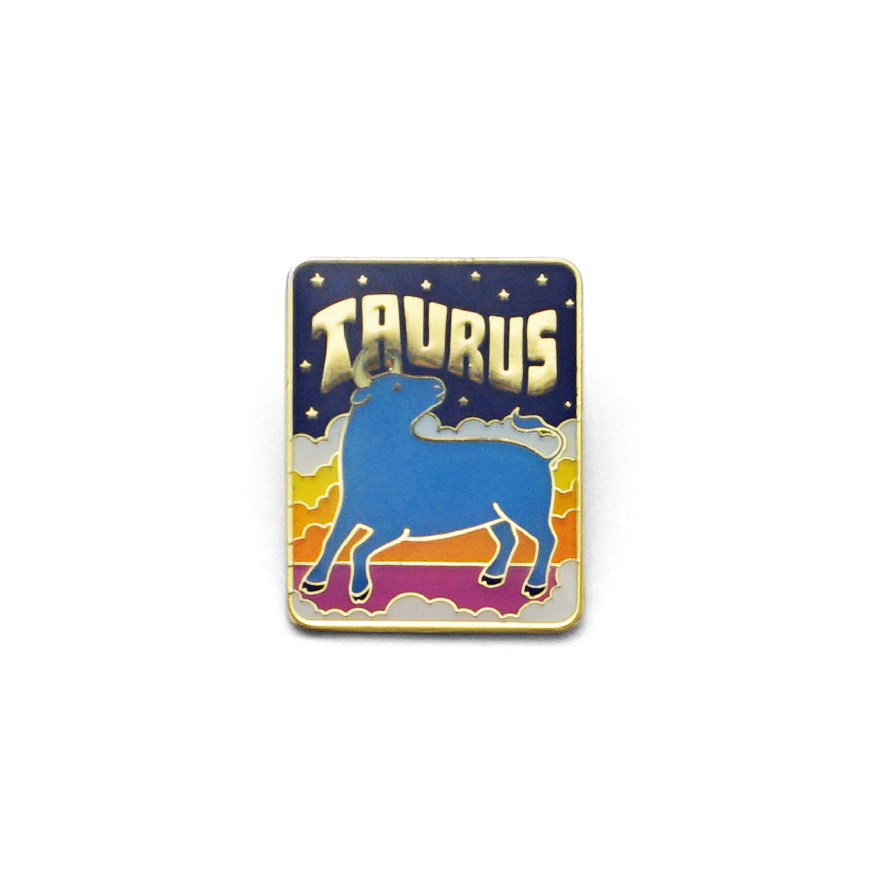 stier Emaille Pin stier Emaille Pin von luckyhorsepress