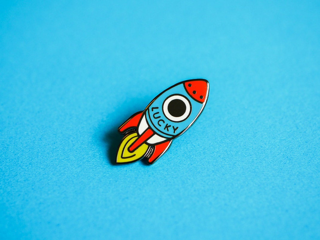 Lucky Rocket Emaille Pin Lucky Rocket Emaille Pin von luckyrocketstore