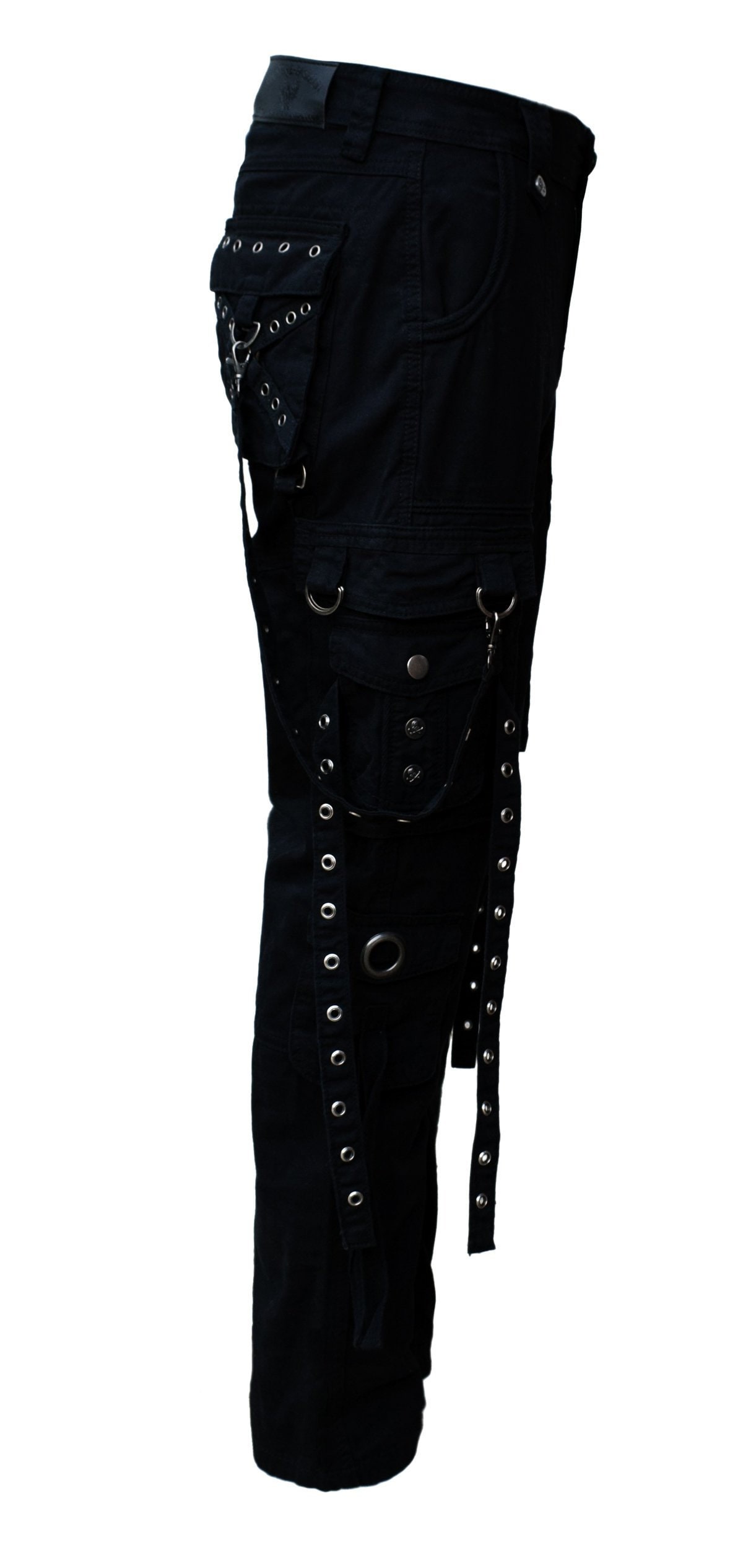 Black Gothic Trousers Men Long von lucyfirefashion