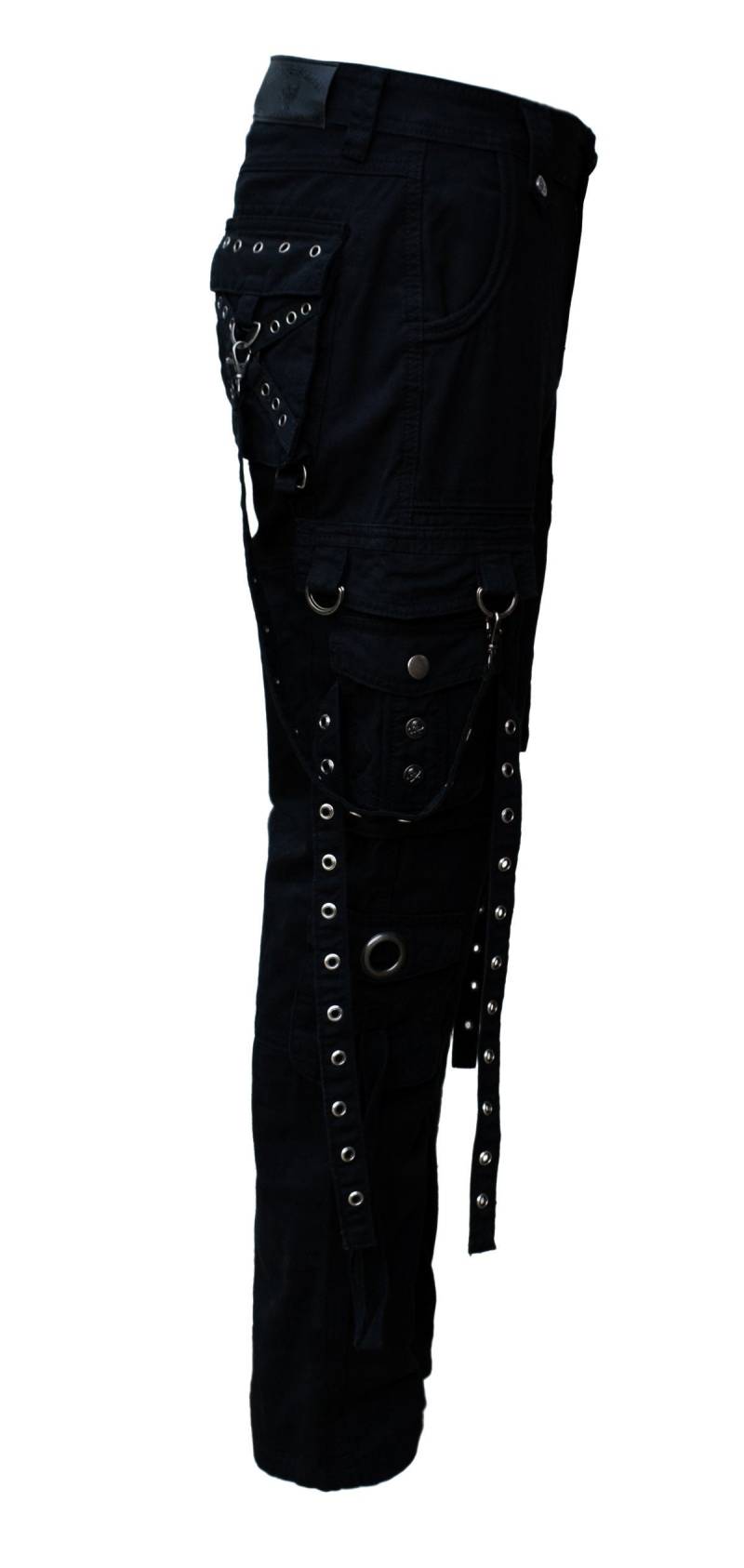 Black Gothic Trousers Men Long von lucyfirefashion