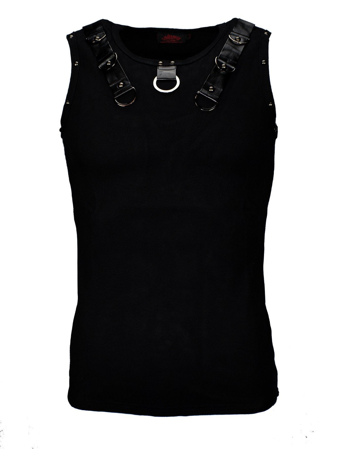 Gothic Men's Tank Top With Chains & Ring von lucyfirefashion