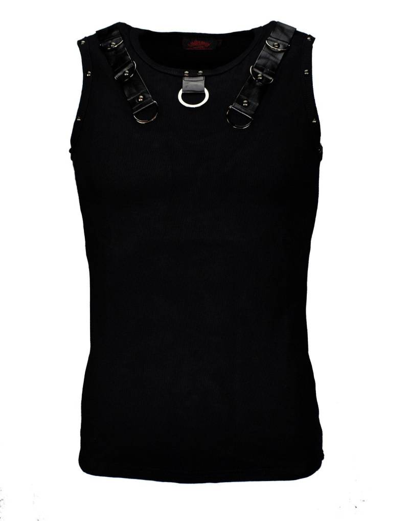 Gothic Men's Tank Top With Chains & Ring von lucyfirefashion