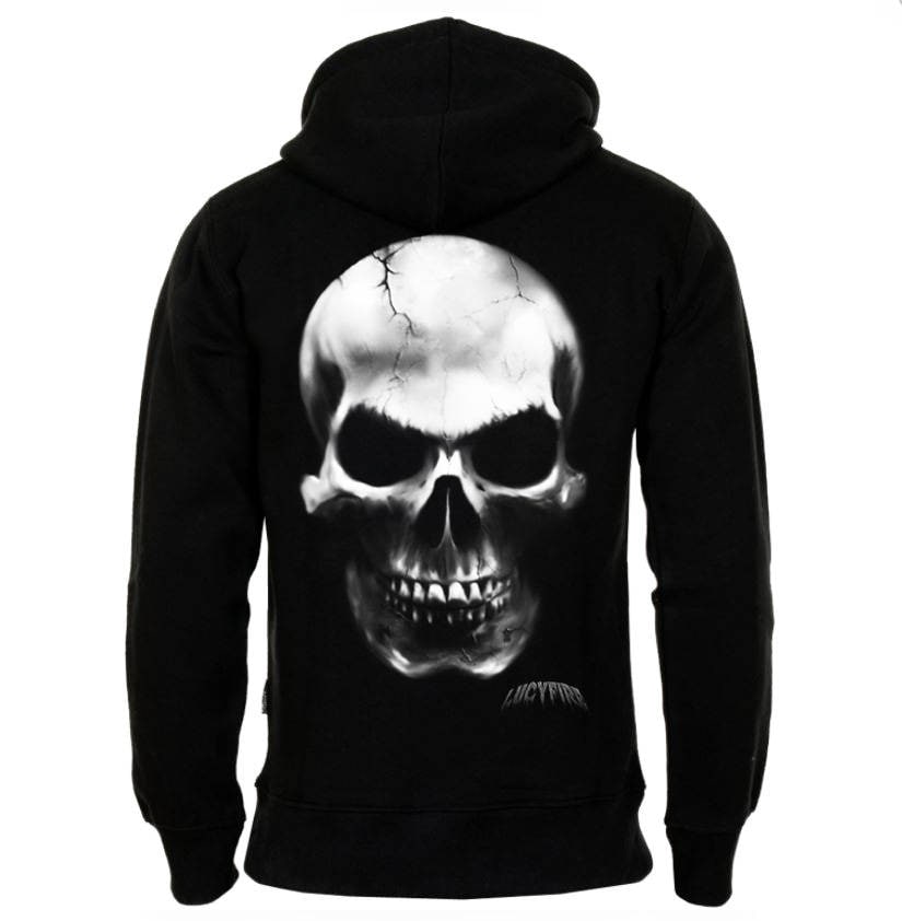 Hoody Big Skull von lucyfirefashion
