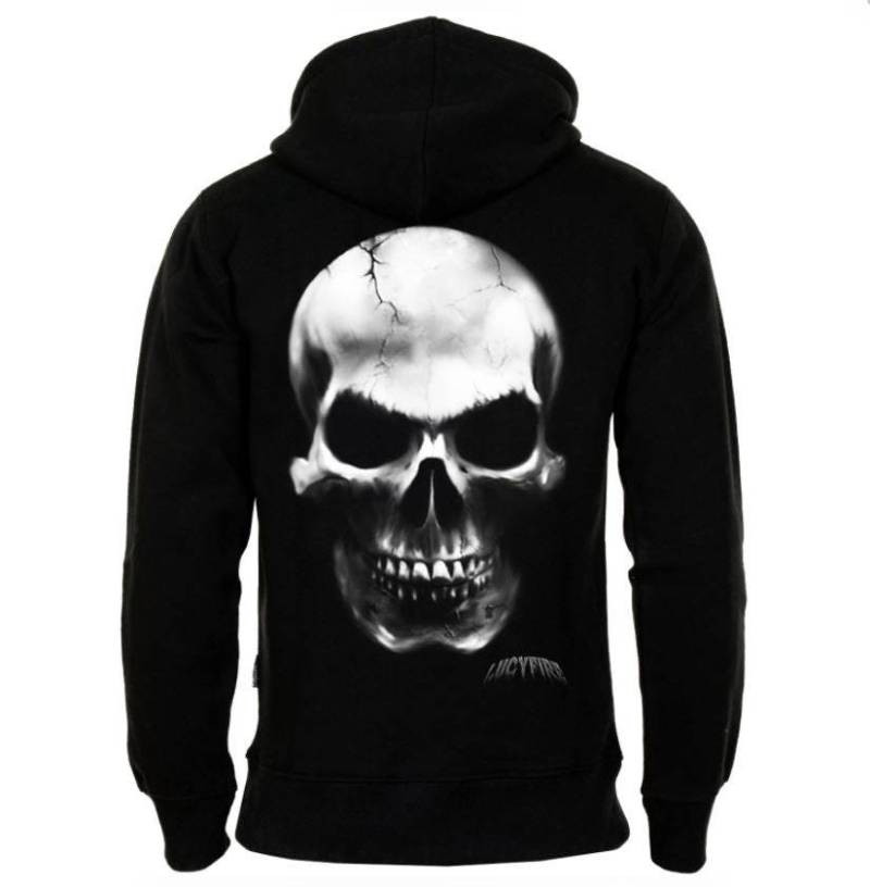 Hoody Big Skull von lucyfirefashion
