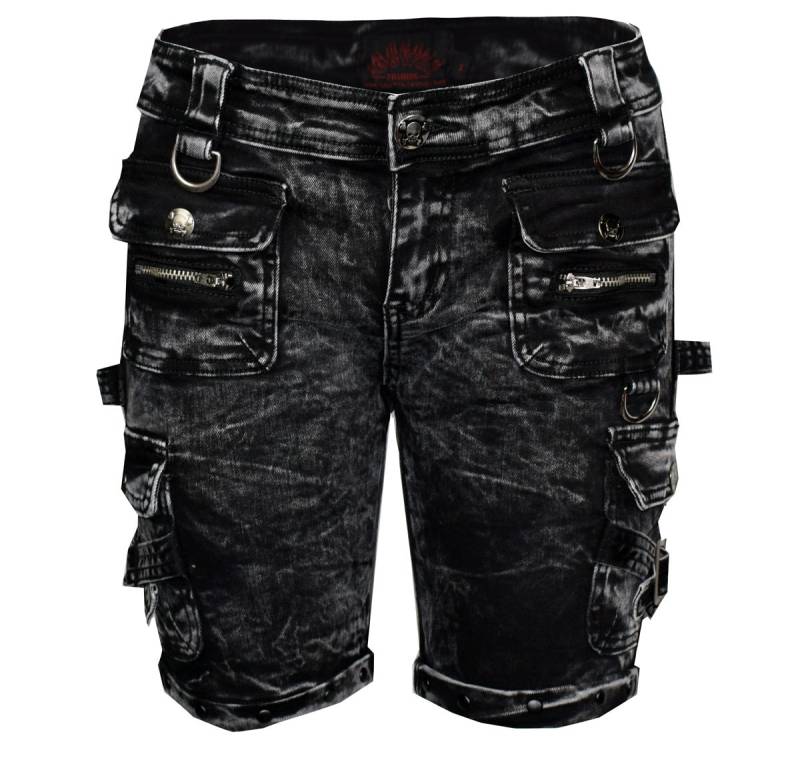 Snowwash Lady Biker Three Quarters Shorts von lucyfirefashion