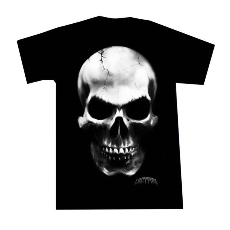 T Shirt Big Skull von lucyfirefashion