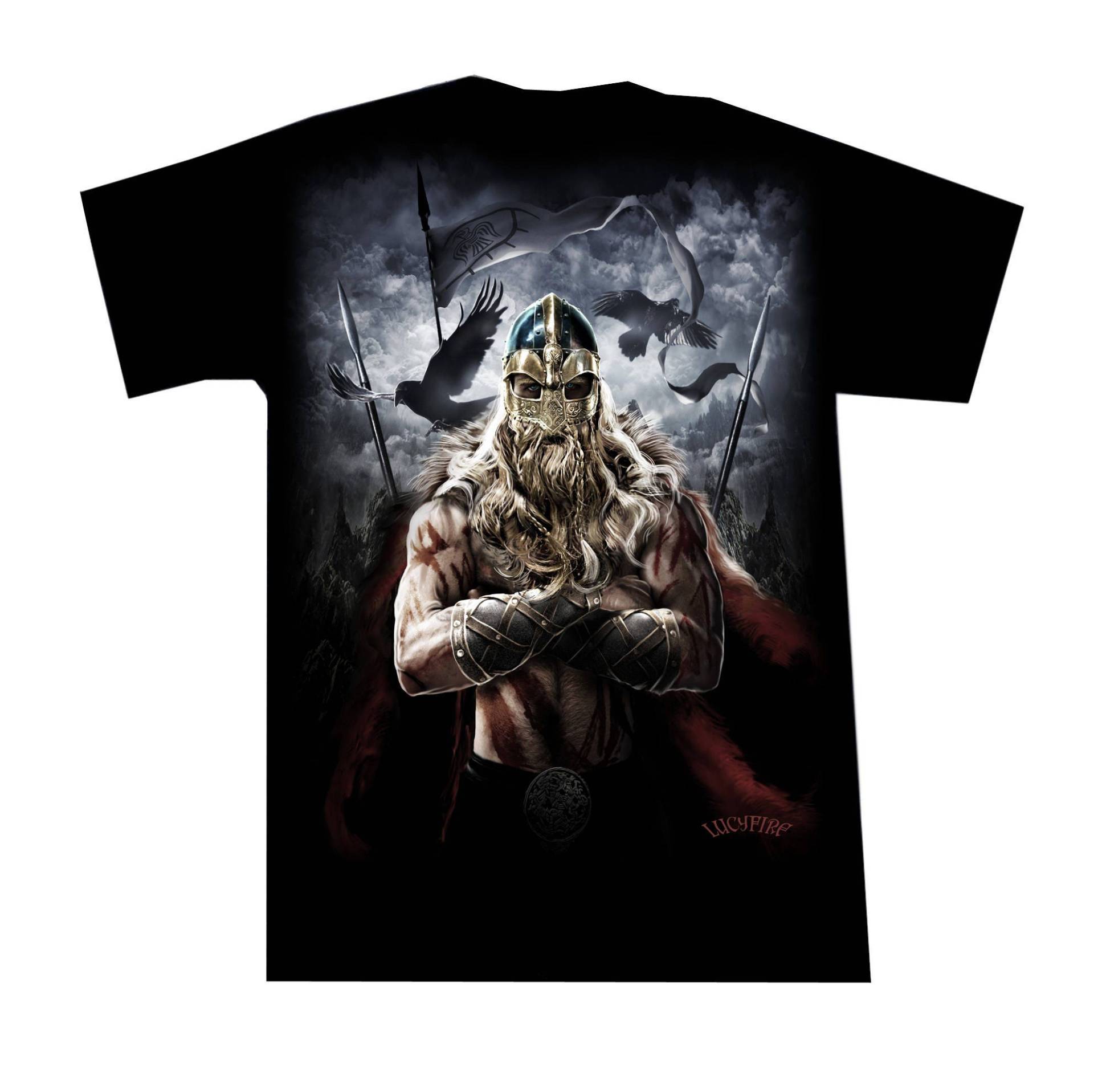 T Shirt Viking Warrior von lucyfirefashion