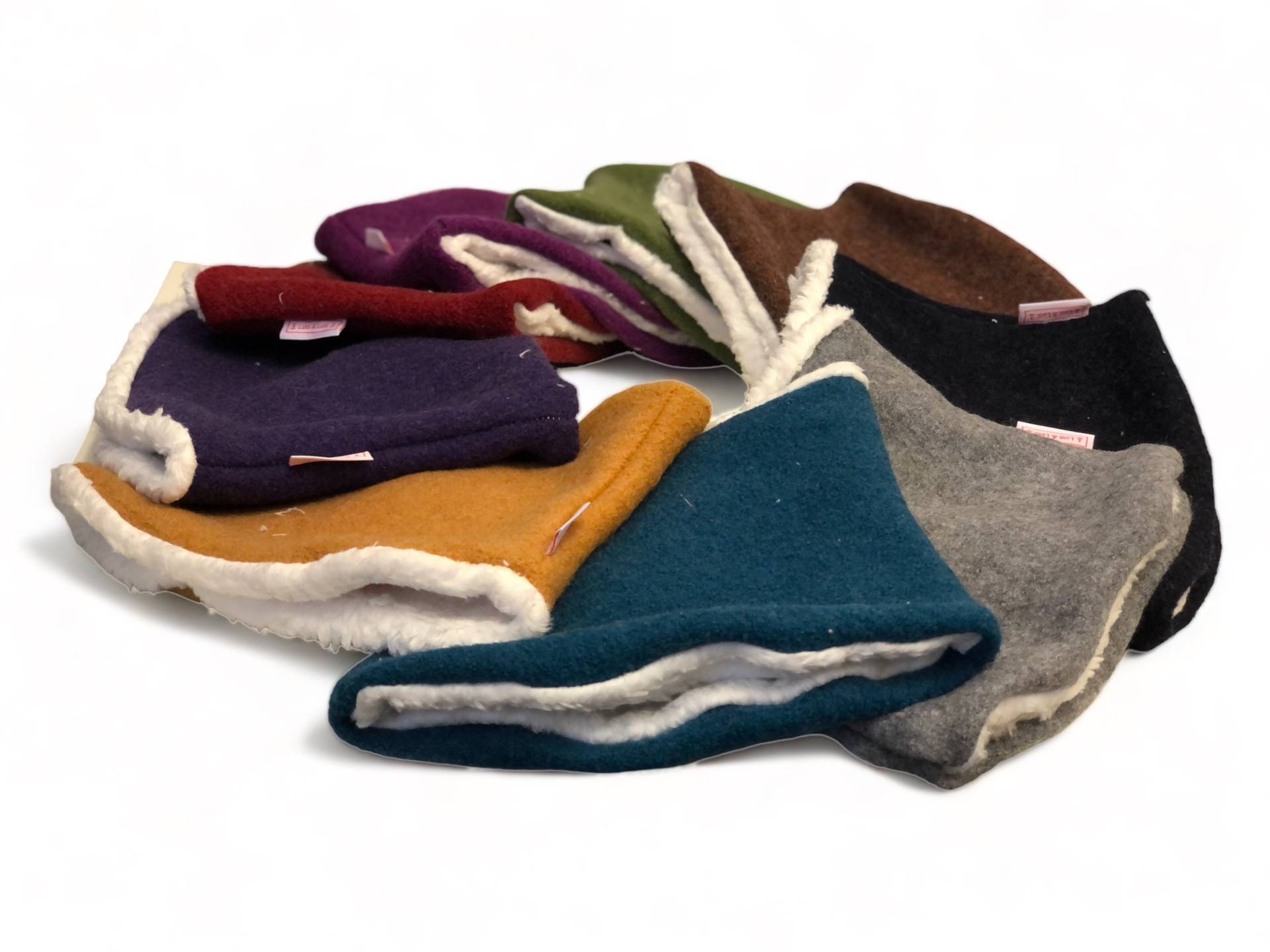 Loop Aus Wollwalk von luettundluett