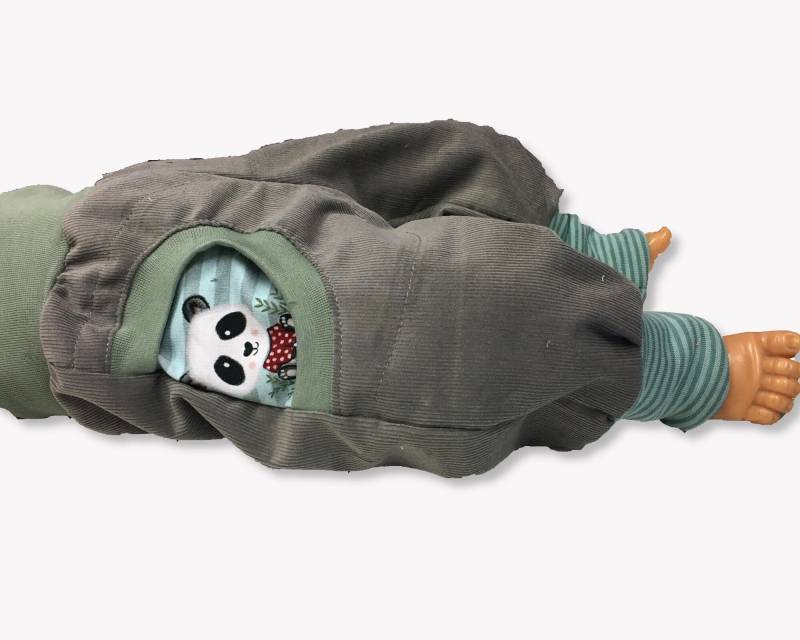 Pumphose Aus Feincord in Grau "Panda" Gr.56-140 von luettundluett