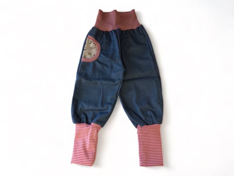 Pumphose Jeans Mit Blumen von luettundluett