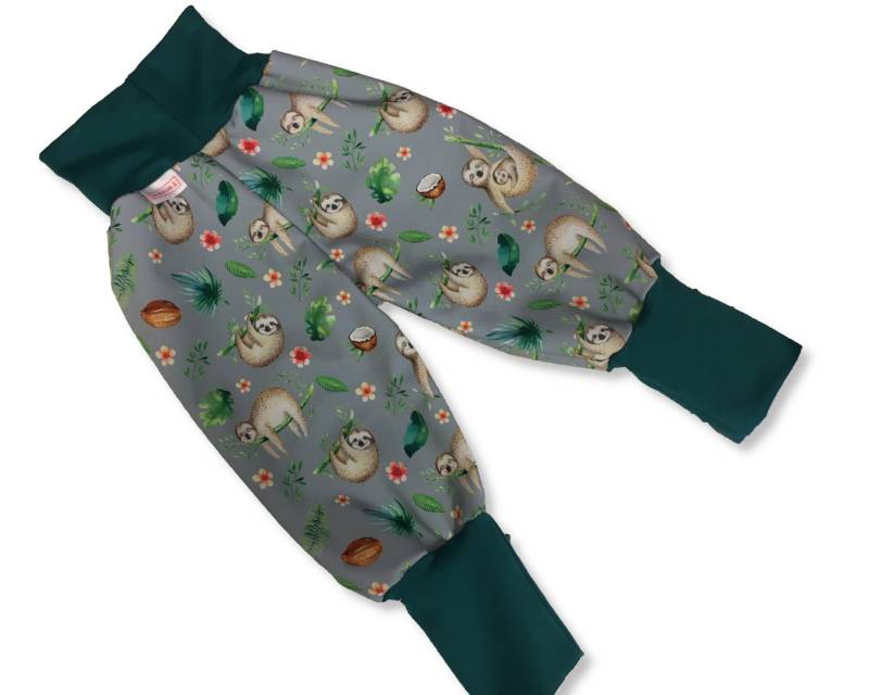 Softshellhose Faultier Grau Gr.62-128 von luettundluett