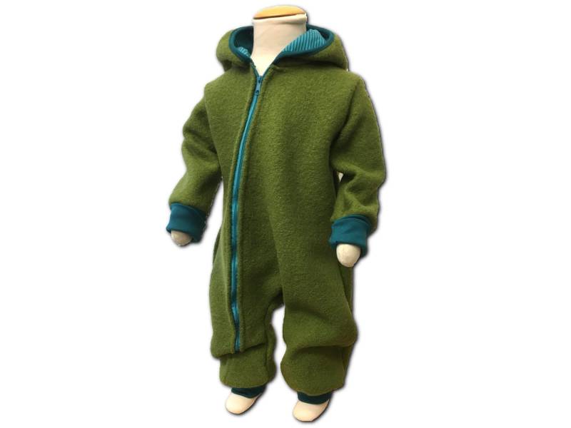 Walkanzug in Apfelgrün Gr. 62-116 von luettundluett