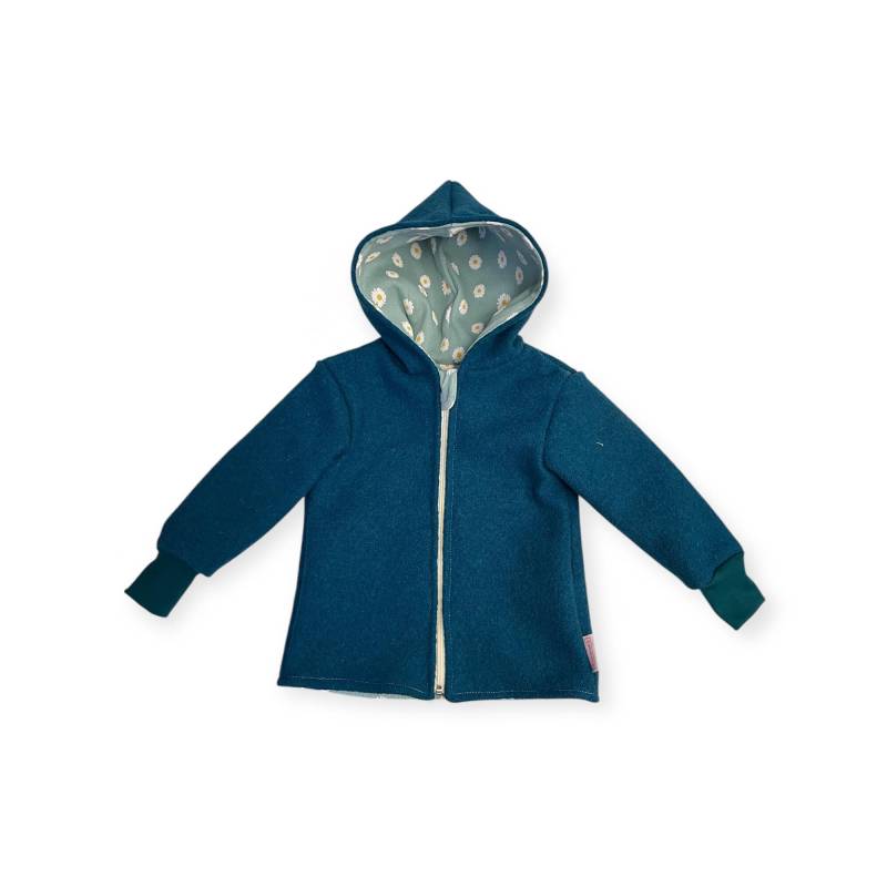 Walkjacke in Petrol Gr. 62-128 von luettundluett