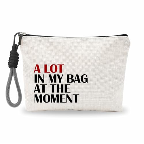 luixd Lustige Make-up-Tasche für Damen, Kosmetiktasche mit Handschlaufe, A Lot In My Bag At The Moments luixd Lustige Make-up-Tasche für Damen, Kosmetiktasche mit Handschlaufe, A Lot In My Bag At The Moments von luixd