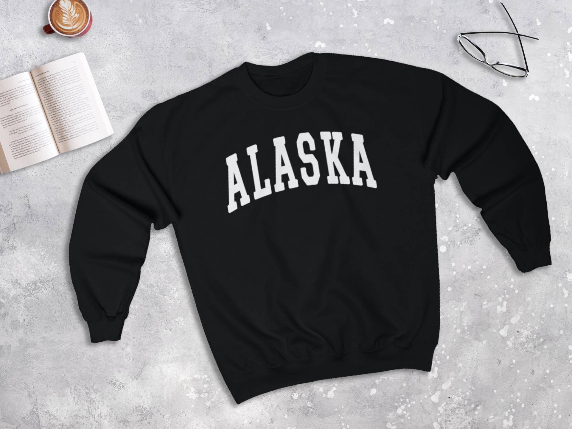 Alaska College Stil Sweatshirt, Pullover | Unisex von lukassfr