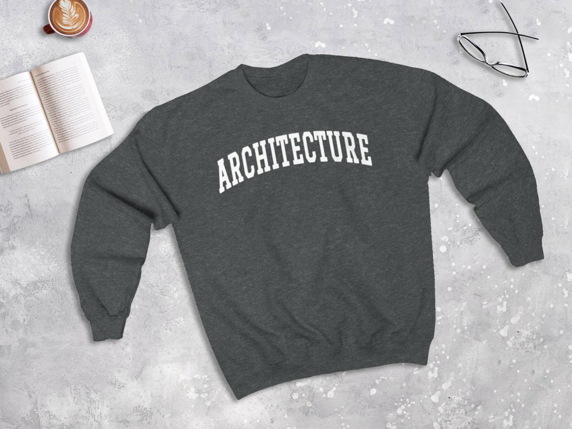 Architektur College Style Sweatshirt, Studentenpullover | Unisex von lukassfr