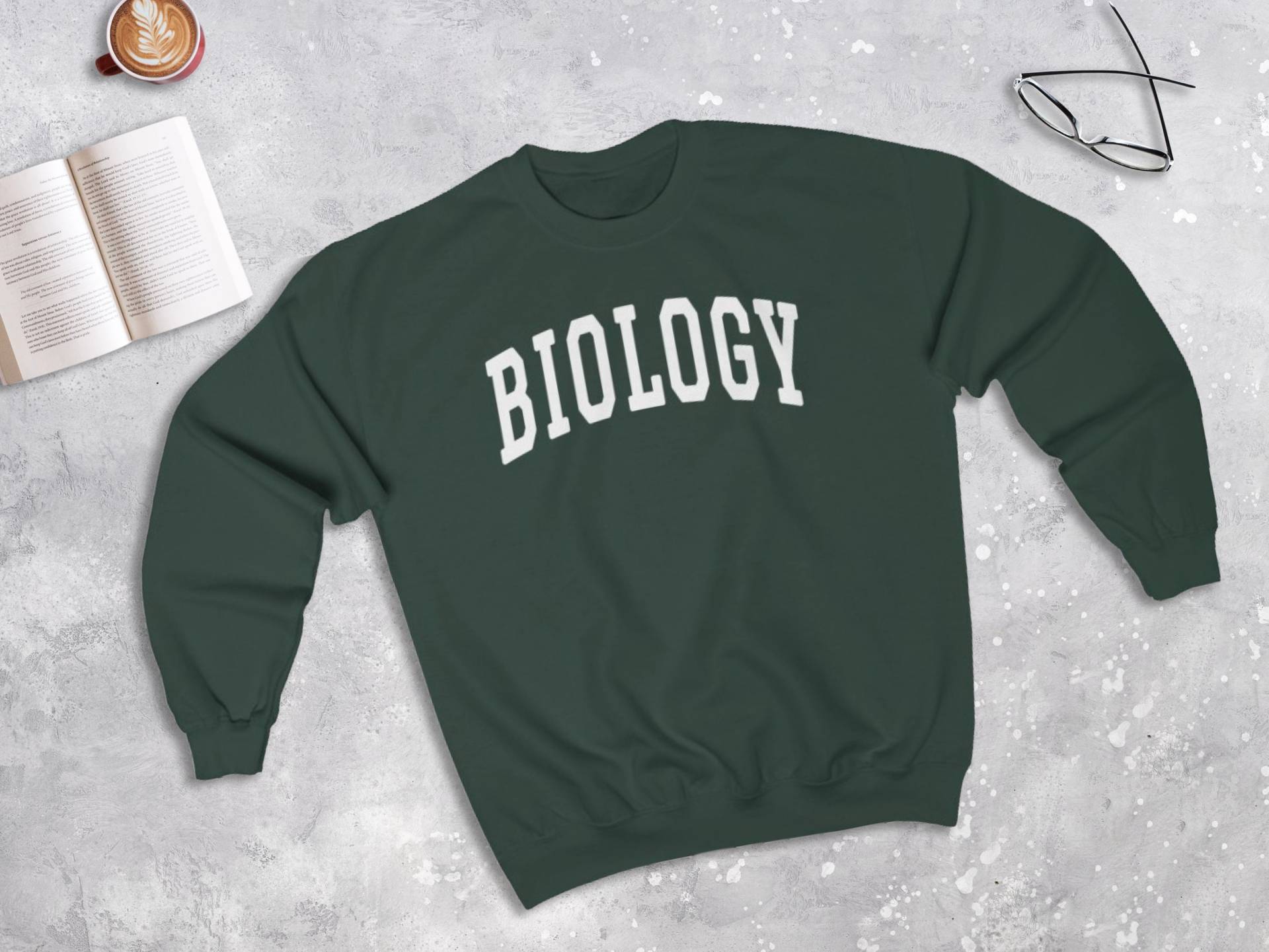 Biologie College Style Sweatshirt, Student Sweater | Unisex von lukassfr