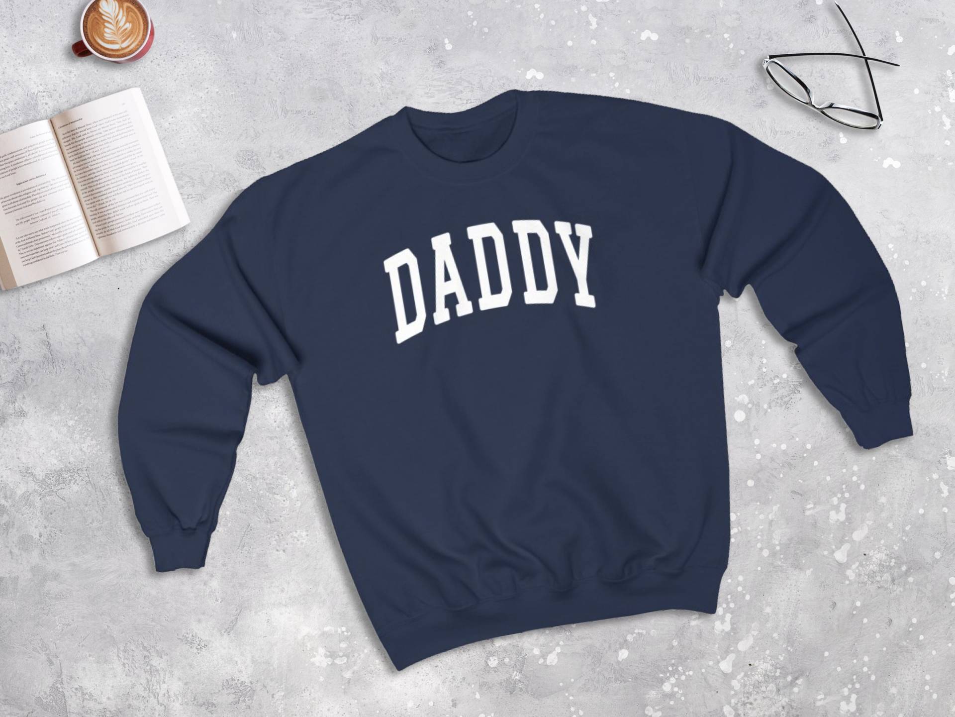 Daddy College Style Sweatshirt, Sweater | Unisex von lukassfr