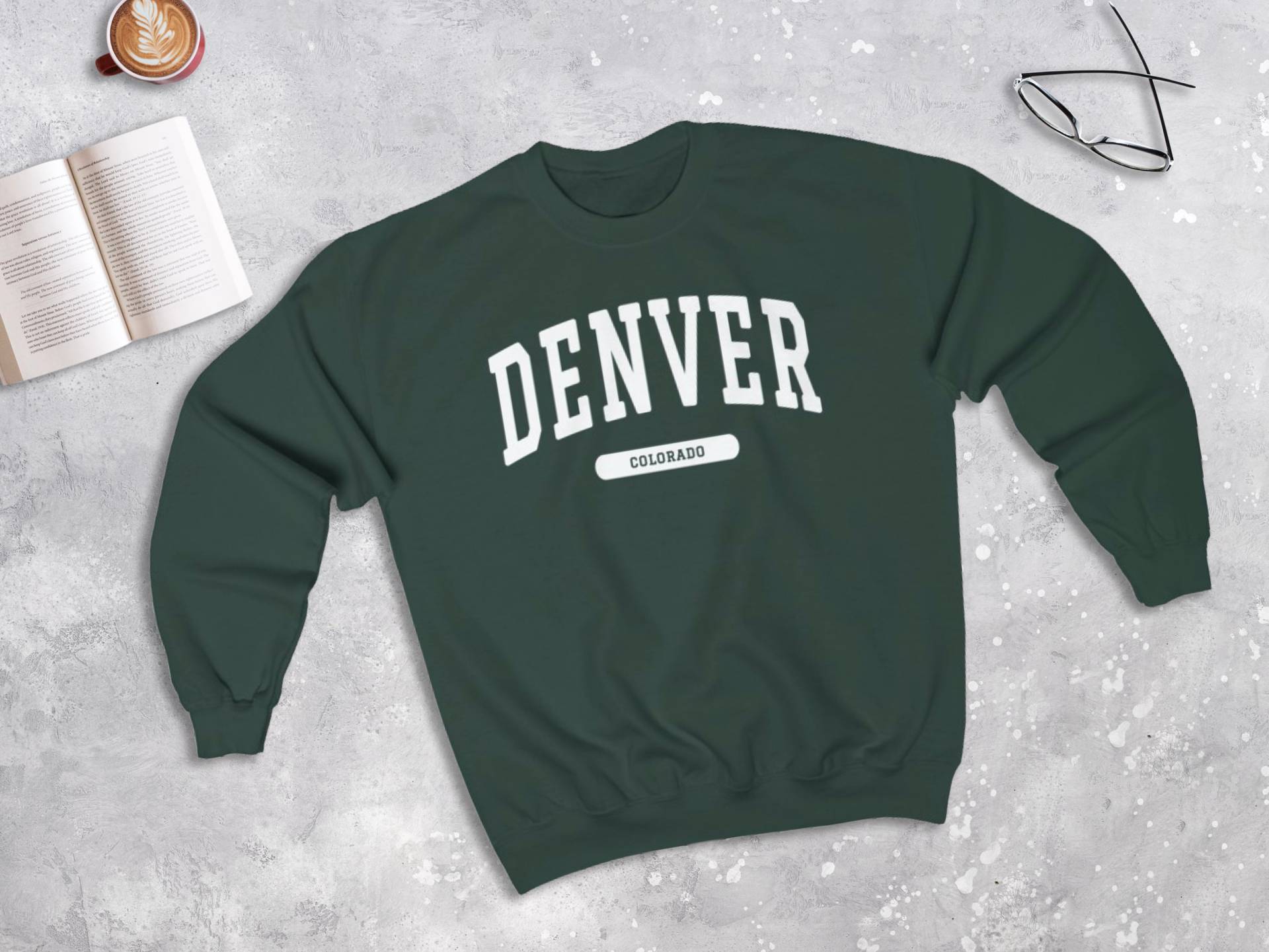 Denver Colorado College Stil Sweatshirt, Pullover | Unisex von lukassfr