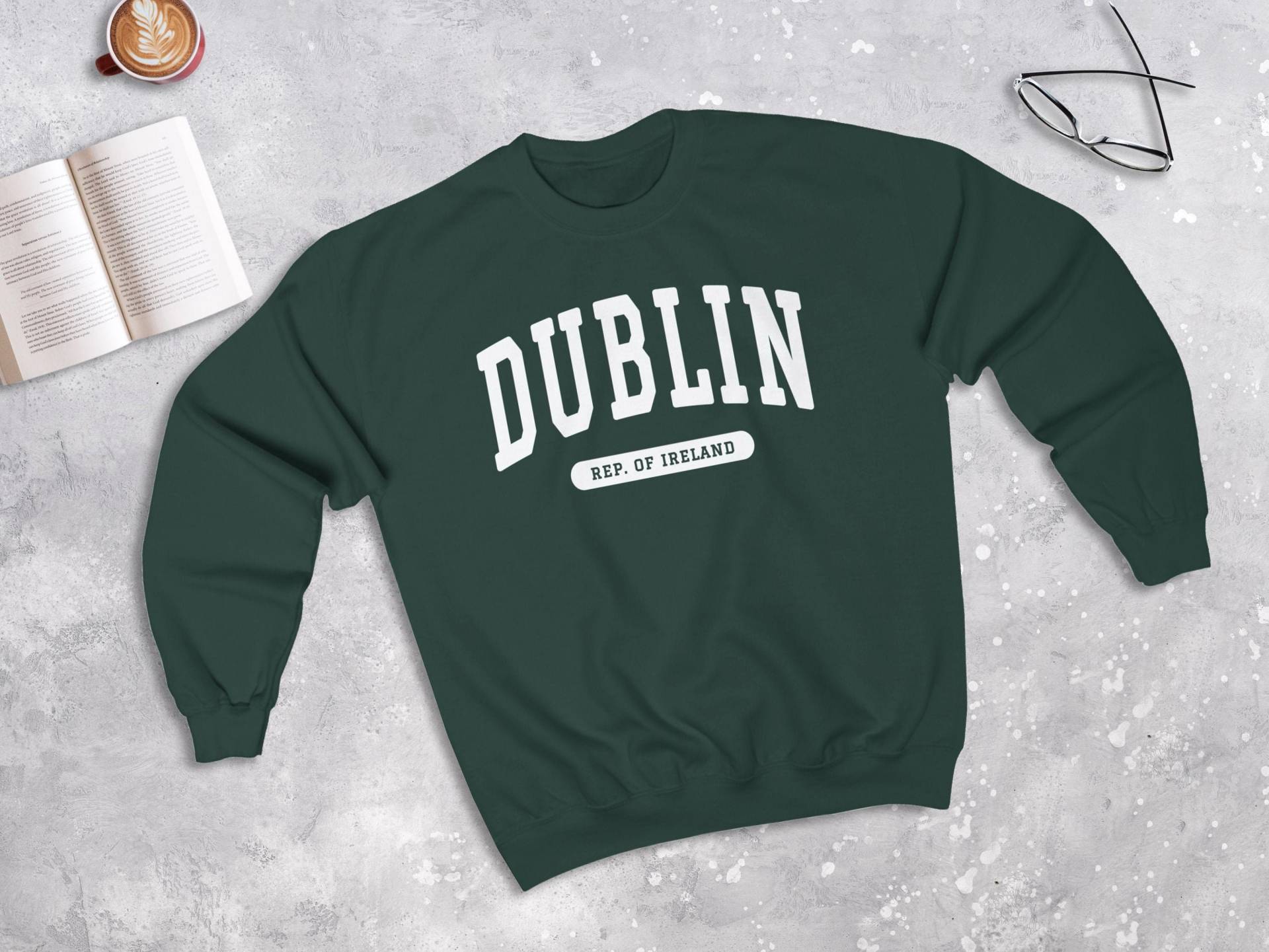 Dublin Irland College Stil Sweatshirt von lukassfr